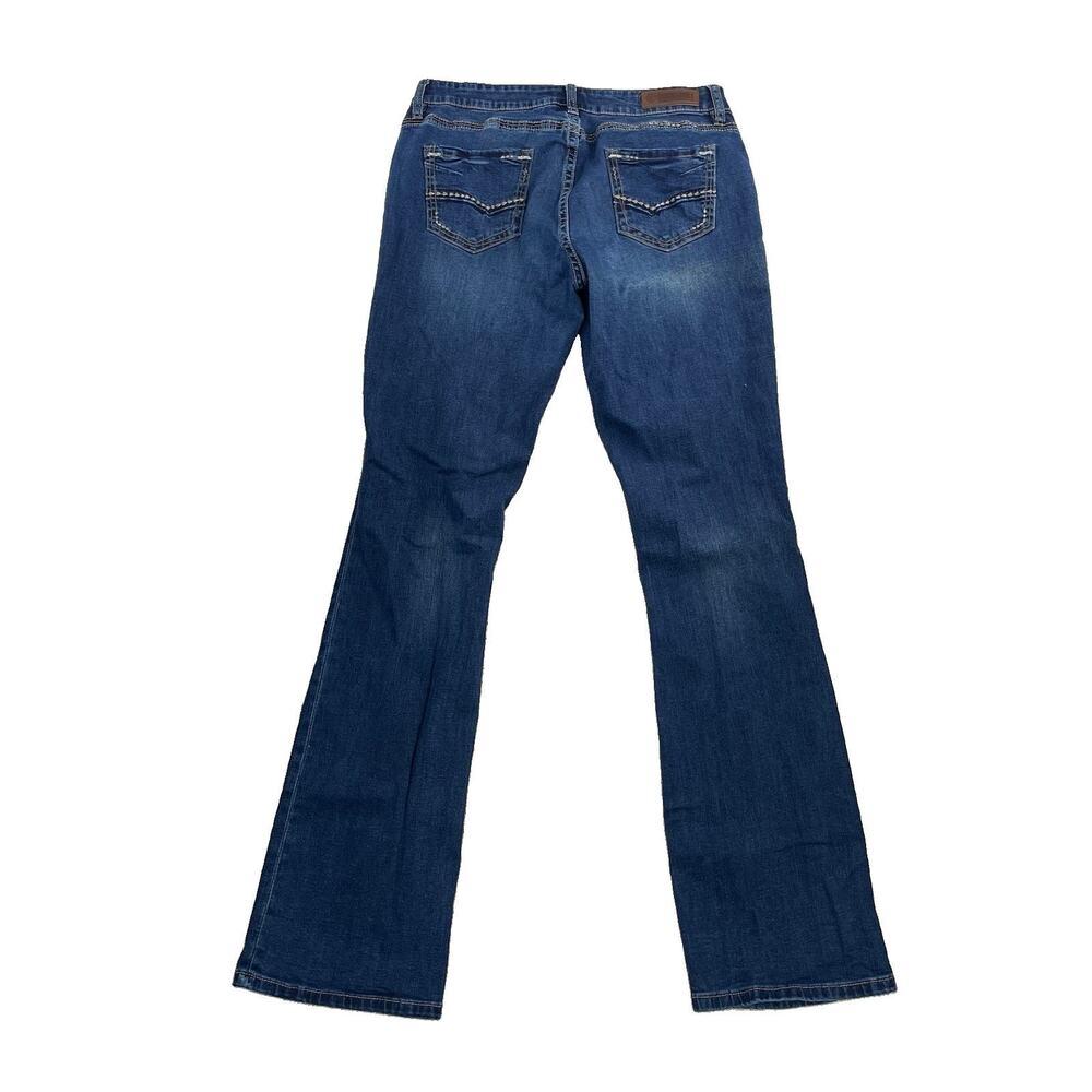 Rock & Roll Denim Women’s Jeans Sz 31 x 36 Inseam Blue Stretch Bootcut G30